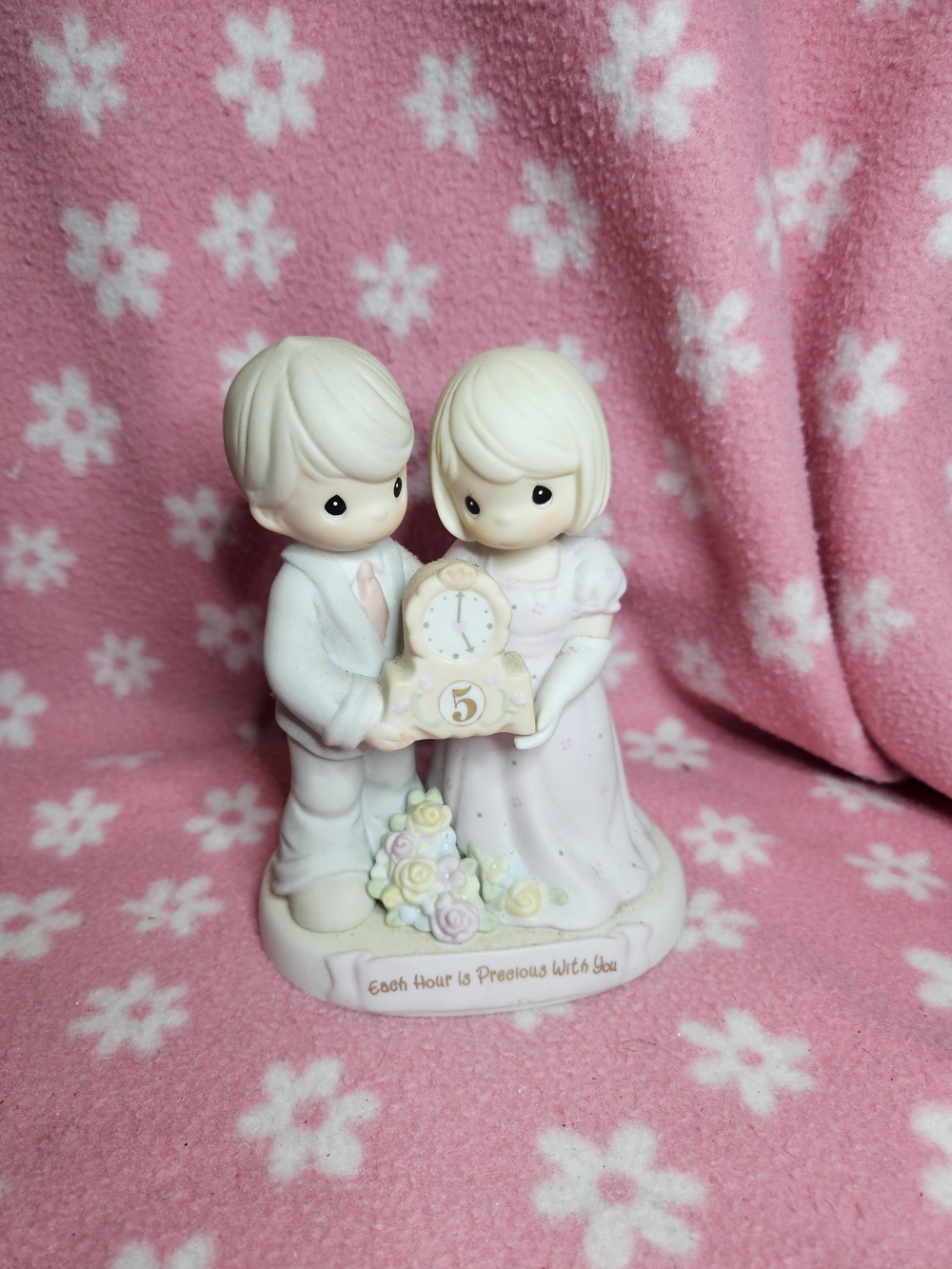 Precious Moments 5th Anniversary Couple Figurine